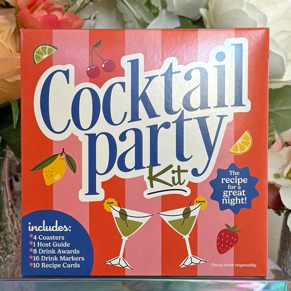 🆕🍸 COCKTAIL PARTY KIT! BRAND NEW FACTORY SEALED!